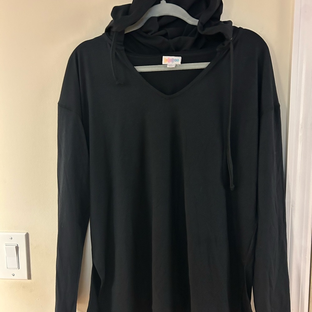 LuLaRoe Classic Black Top Hoodie